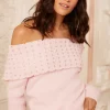 Embellished Bardot Jumper
