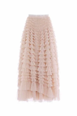 Hattie Ruffle Ankle Skirt