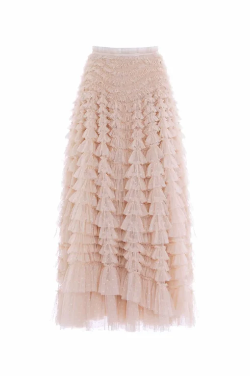Hattie Ruffle Ankle Skirt