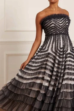 La Vie En Rose Strapless Gown
