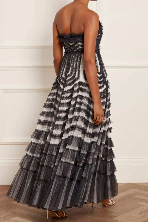 La Vie En Rose Strapless Gown