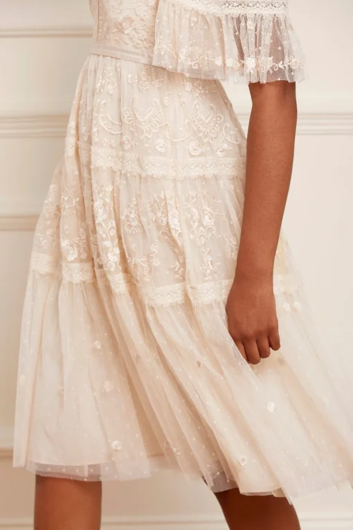 Lottie Lace Midi Dress