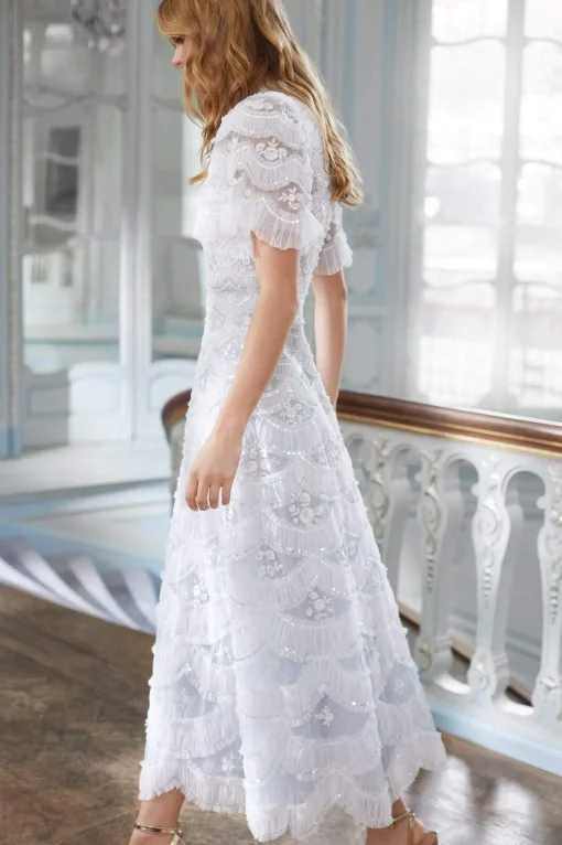 Lunette Blossom Ankle Gown