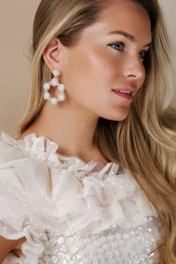 Pearl Romance Mini Hoop Earrings