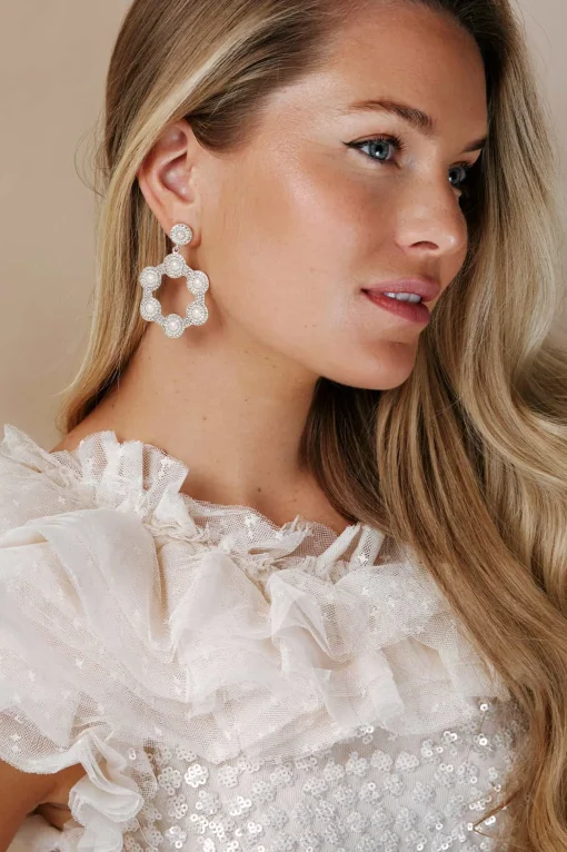 Pearl Romance Mini Hoop Earrings