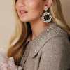 Rose Romance Hoop Earrings