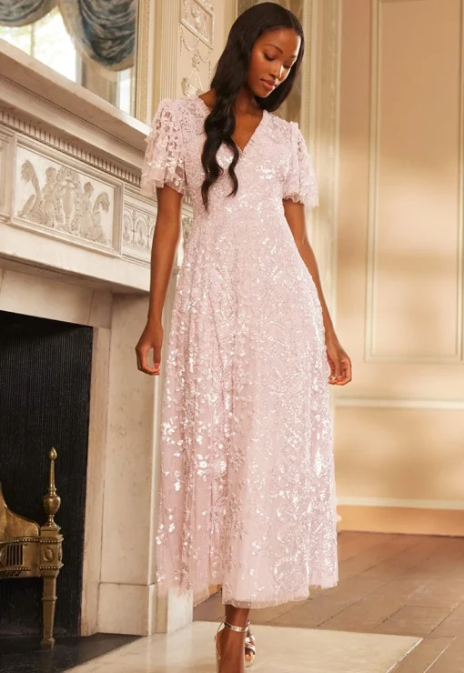 Trailing Bow Gown