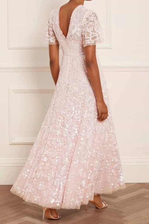 Trailing Bow Gown